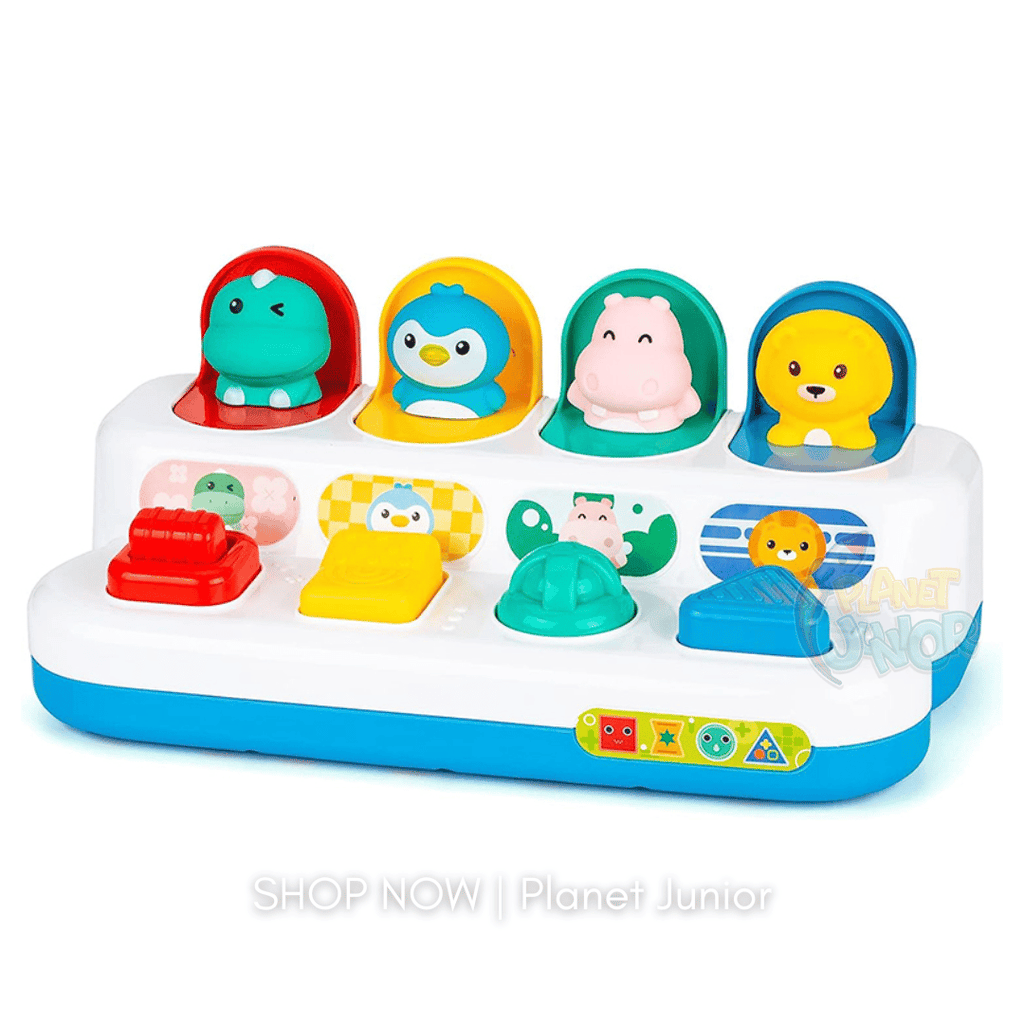 Interactive Pop-Up Animal Learning Switch Box
