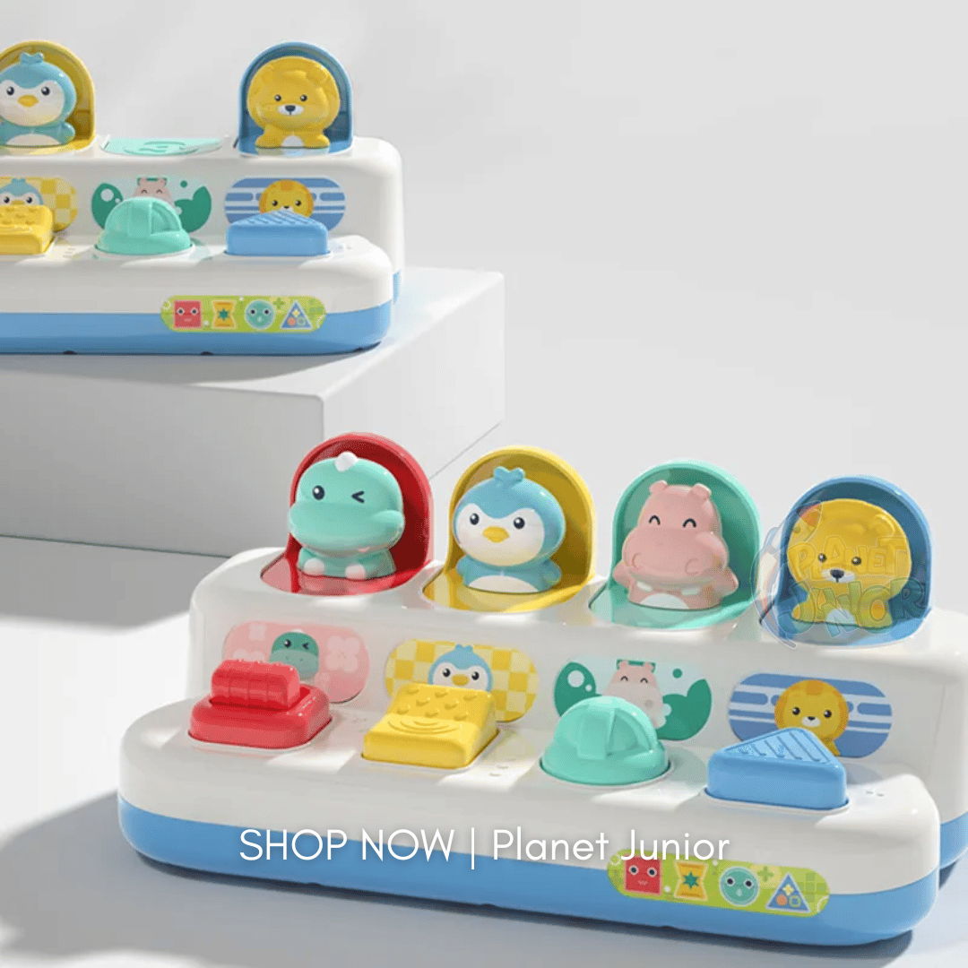 Interactive Pop-Up Animal Learning Switch Box