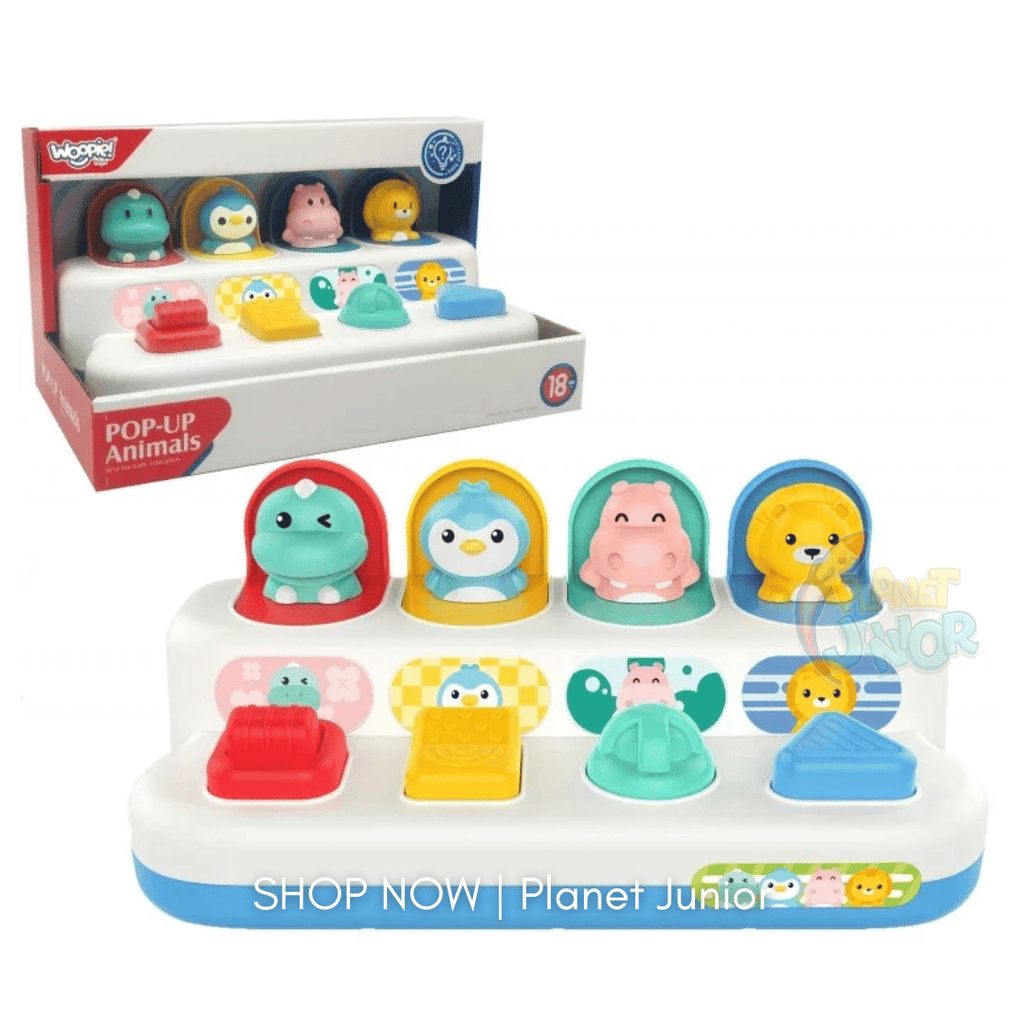 Interactive Pop-Up Animal Learning Switch Box