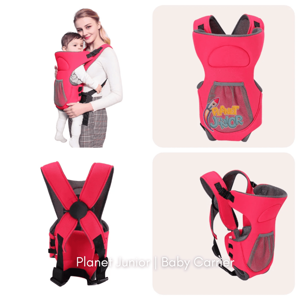 Baby Carrier – 2-Position Ergonomic Baby Carrier, Breathable Fabric & Adjustable Straps