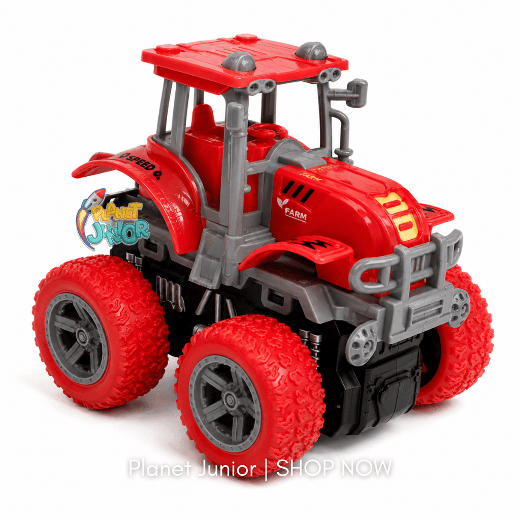 Friction-Powered Stunt Farm Tractor | 1 Pc
