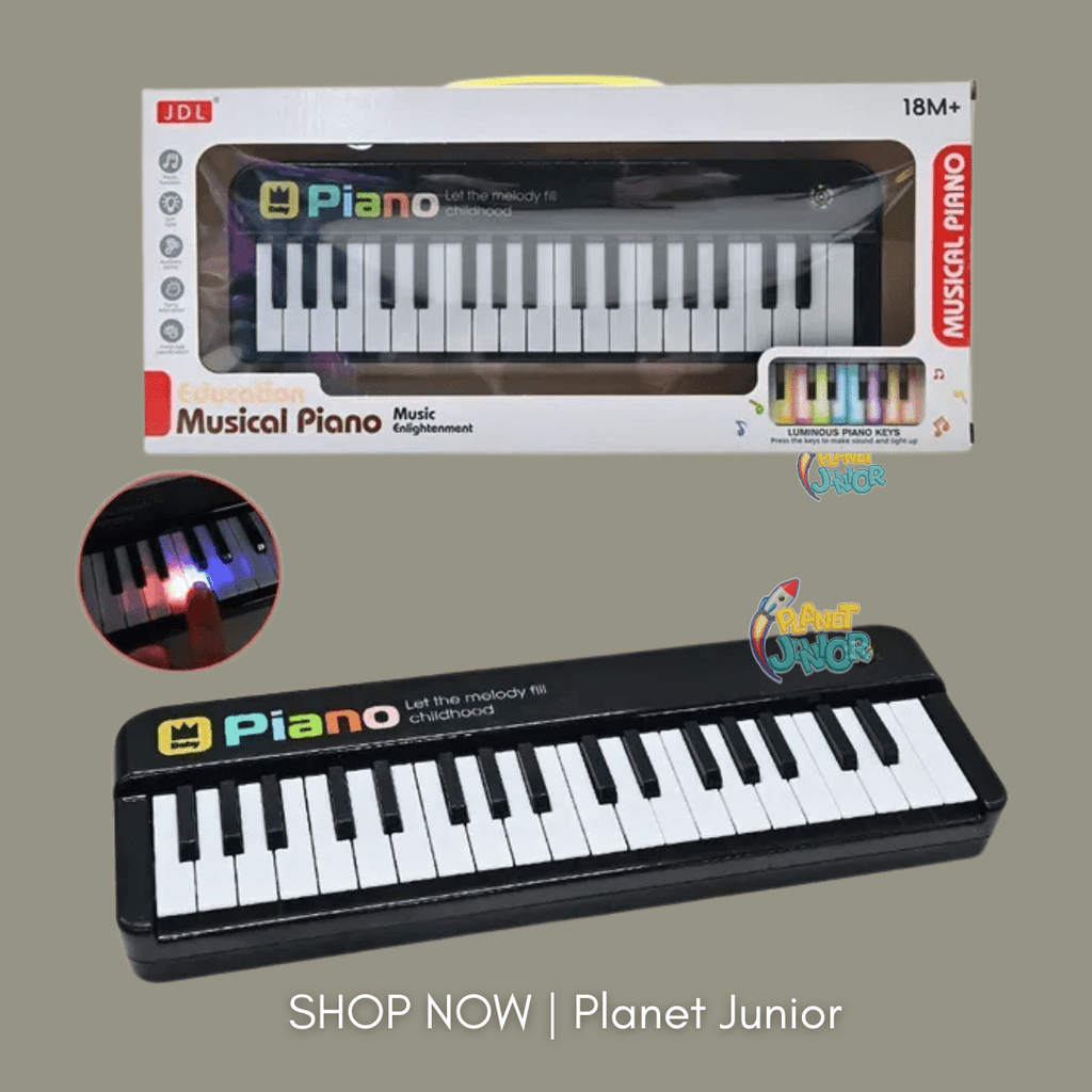 Kids Musical Piano Keyboard with Dazzling Lights & 32 Keys