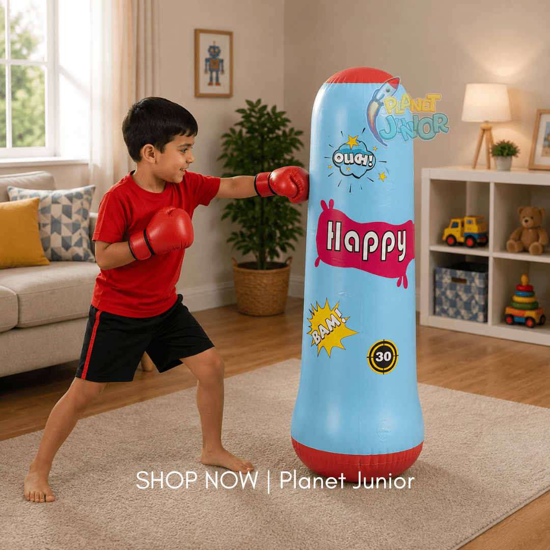 Kids Inflatable Punching Tower – Active Boxing & Exercise | 5Ft