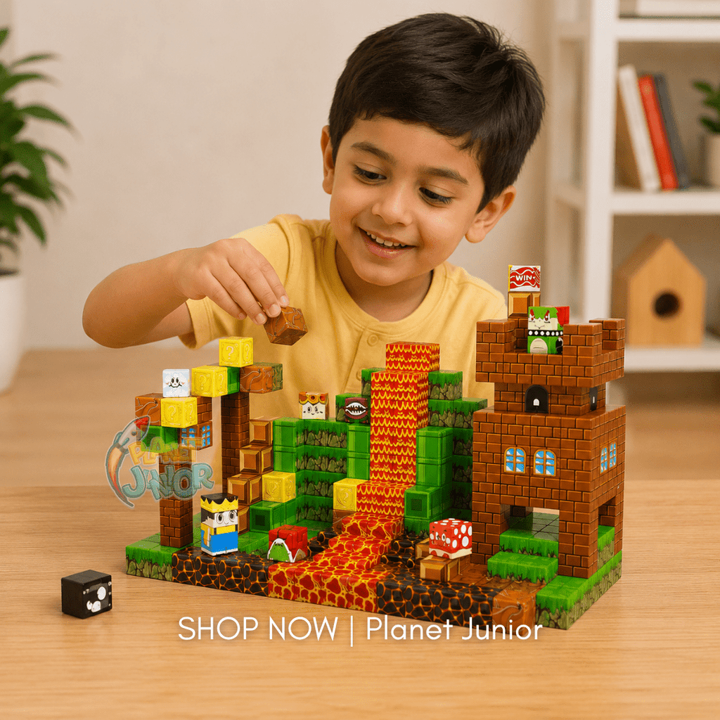 60 PCS Magnetic Adventure World Cube Building Set for Kids