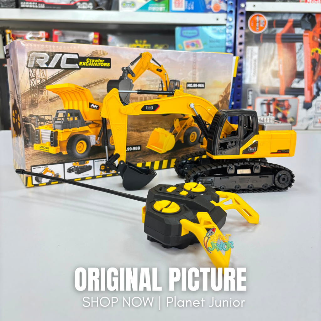 Remote Control Crawler Excavator Construction Vehicle Toy