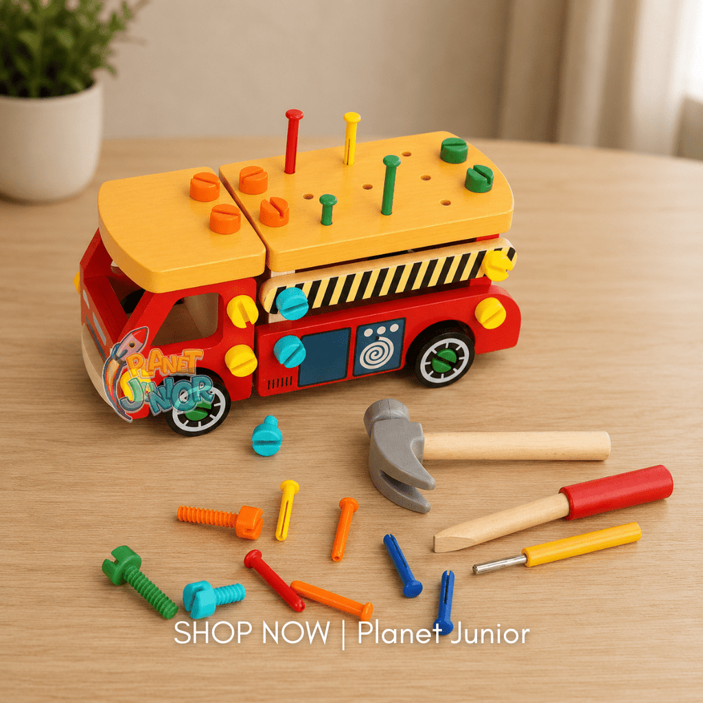 Multifunctional Take-Apart & Assembly Nut Truck Tool Playset for Kids