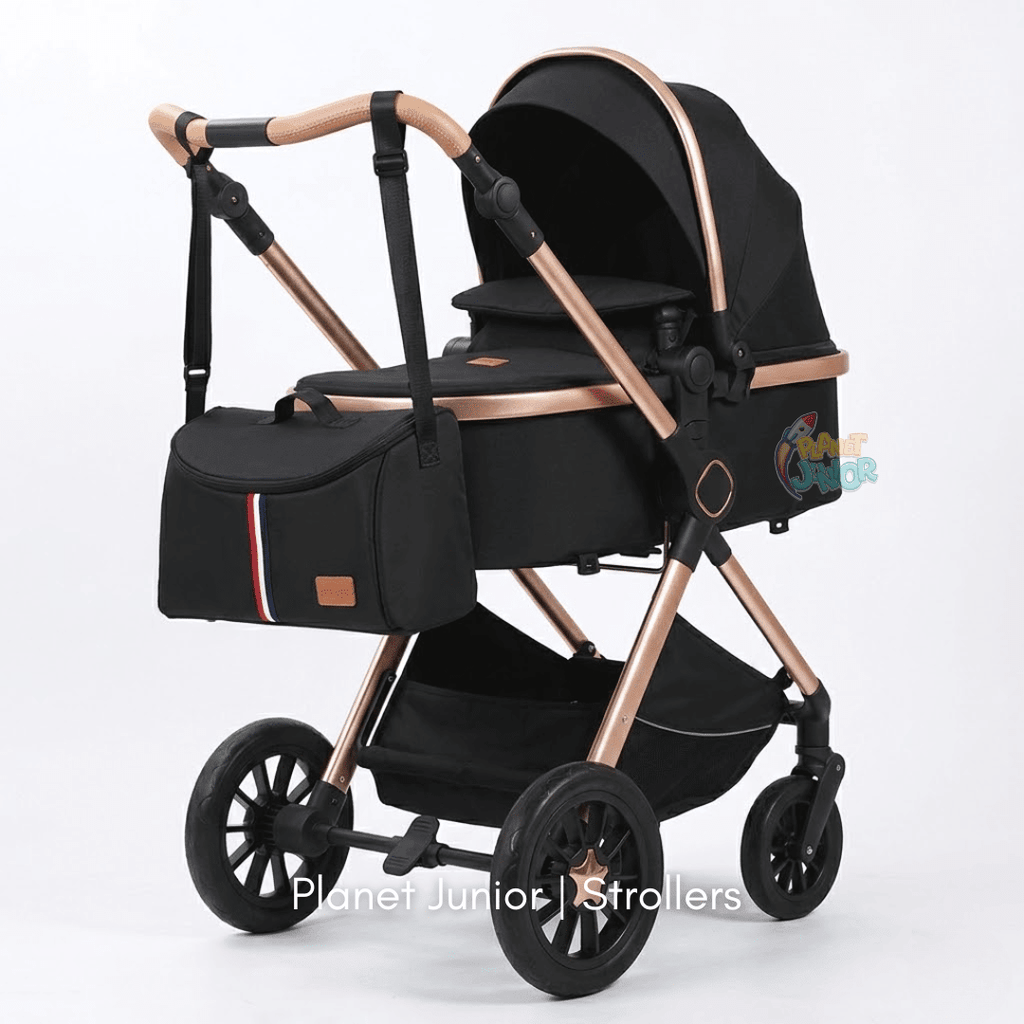 Kidilo Luxury 3-in-1 Pram, Stroller & Infant Car Seat Travel System
