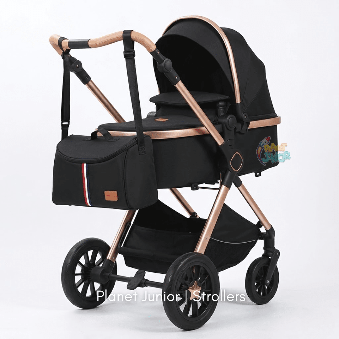 Kidilo Luxury 3-in-1 Pram, Stroller & Infant Car Seat Travel System
