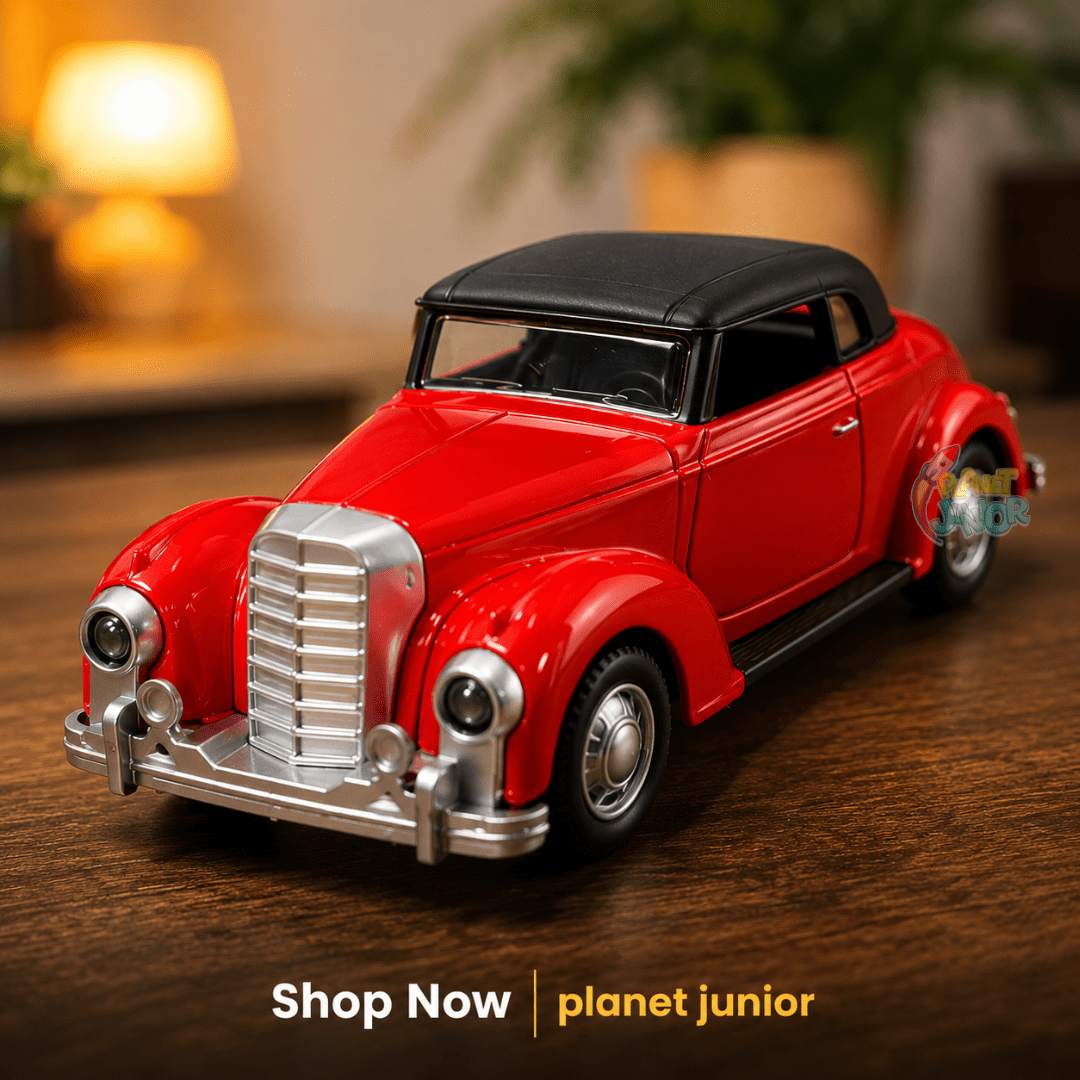 1:32 Mercedes-Benz 220 Cabriolet Classic Die-Cast Vintage Car | 1 Pc