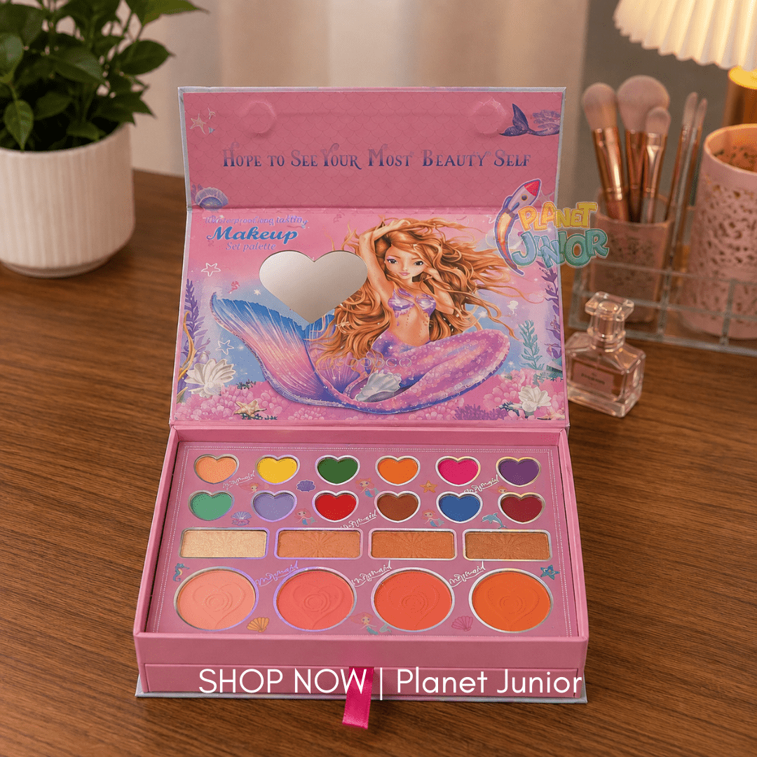 Mermaid Multi-Layer Makeup & Accessories Set for Girls