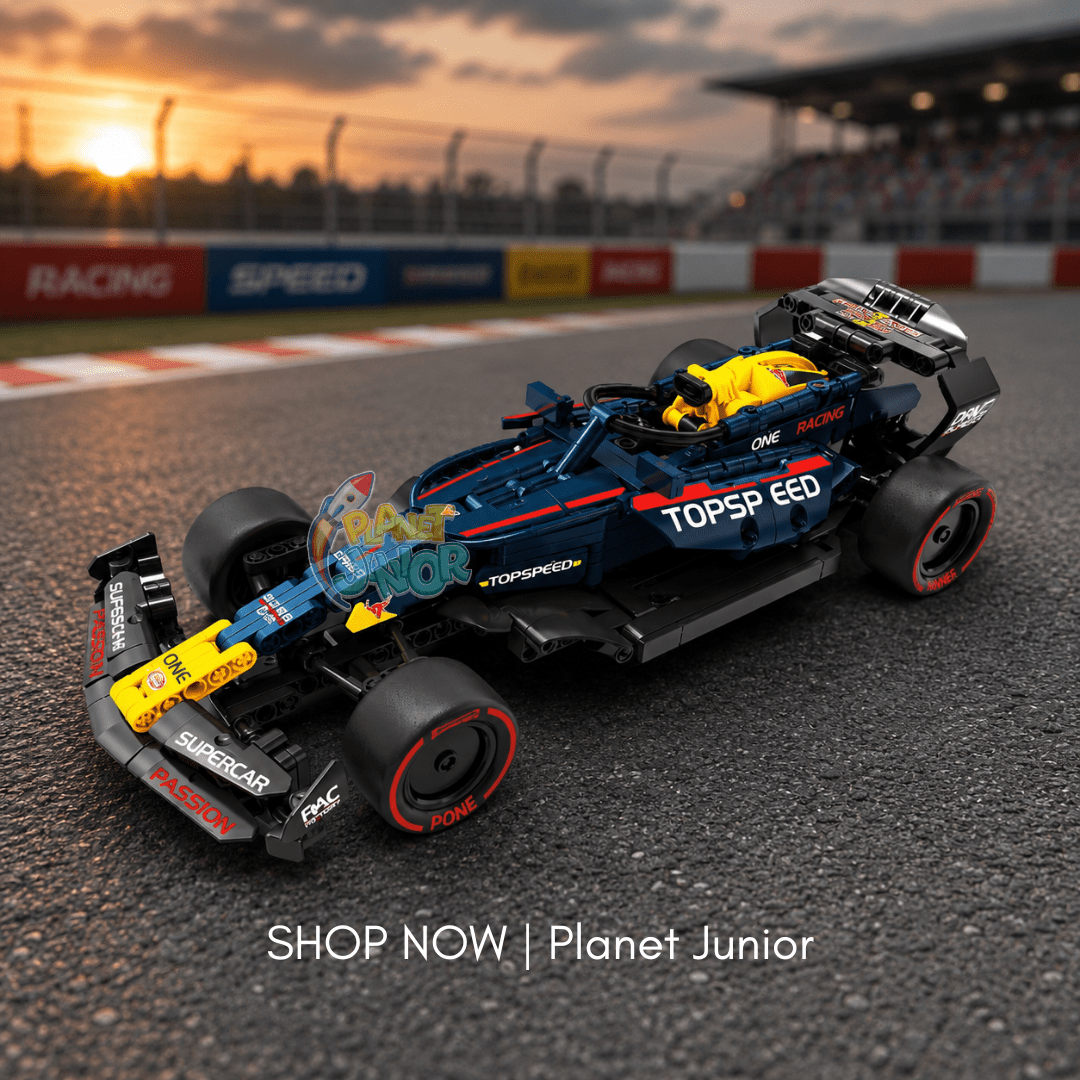 1:14 Fearless Racer Pull-Back F1 Style Legos Car