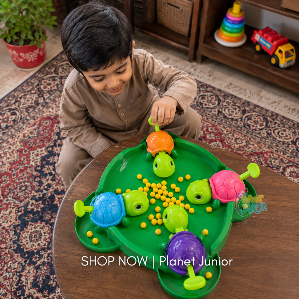 Hungry Turtles Fast-Paced Feeding Board Game for 2–4 Players
