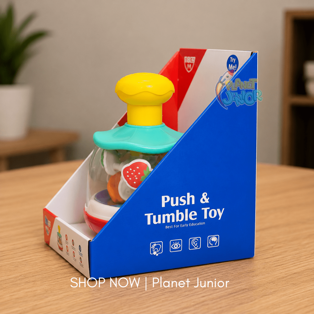 Push & Tumble Spinning Activity Toy for Babies