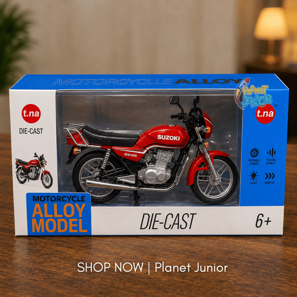 Alloy Super Bike Die-Cast Motorcycle Model with Lights & Sound