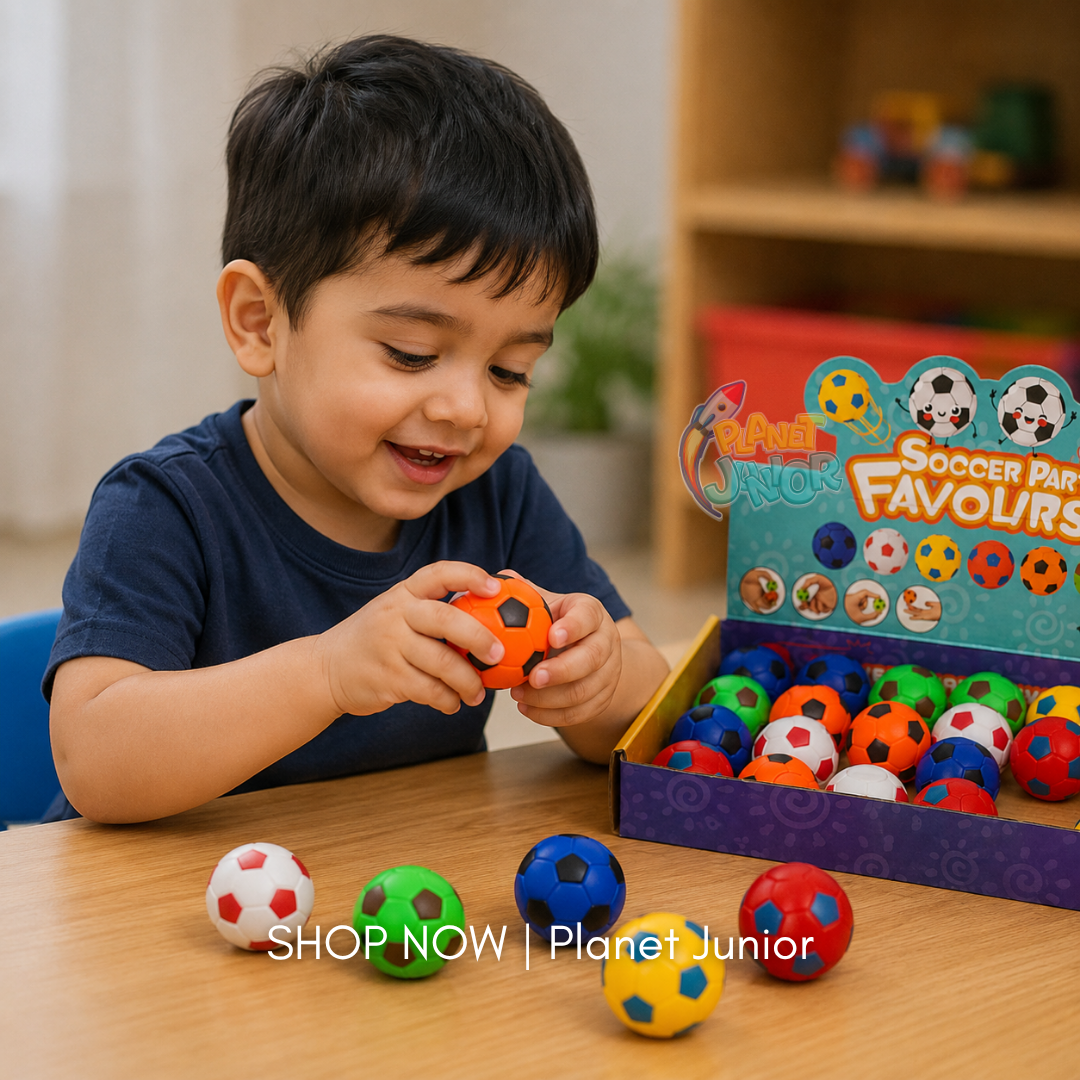 Mini Football Squeeze & Pop Sensory Fidget Toy | 1 Pc