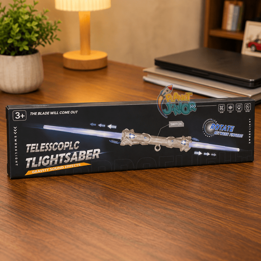⚔️ LED Double-Headed Chargeable Telescopic Sword – Light-Up Action