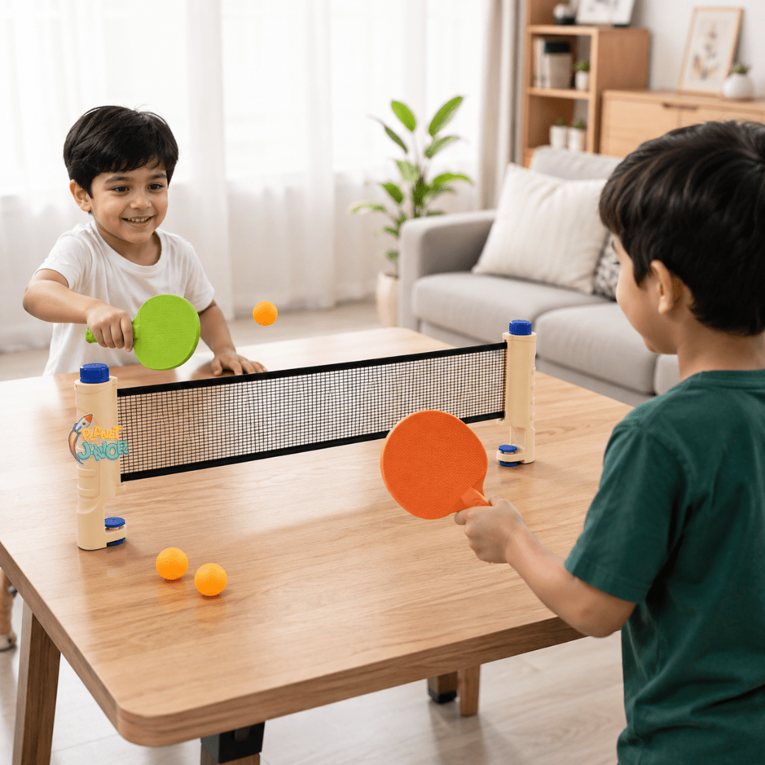Adjustable Table Tennis Set with Retractable Net