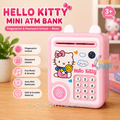 Hello Kitty Mini ATM Bank with Fingerprint & Password Unlock & Music