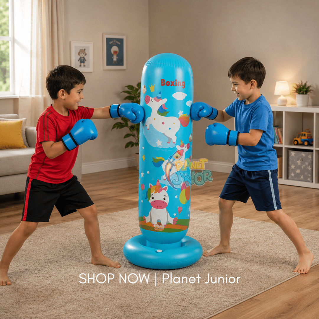 Inflatable Kids Boxing Punching Bag – Freestanding Punch Trainer | 4ft