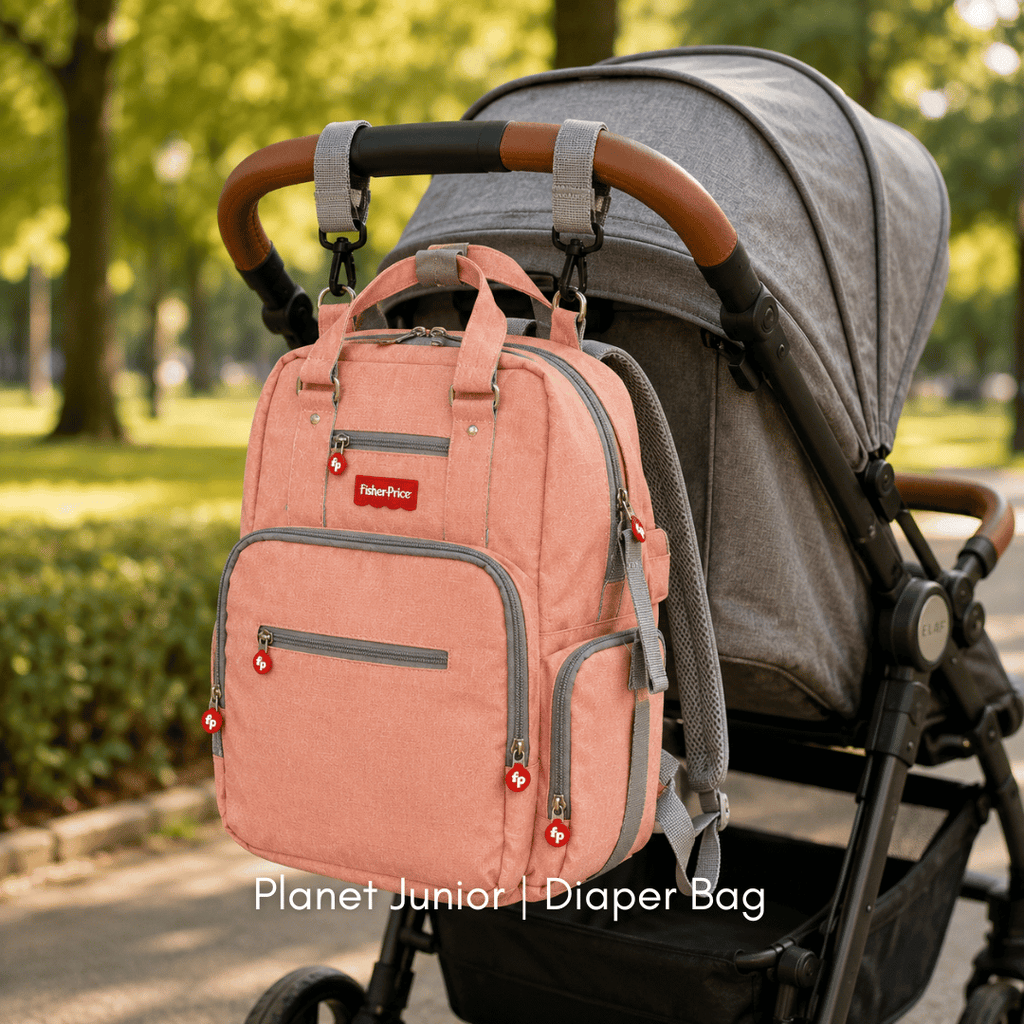 🎒 Fisher-Price Multi-Pocket Diaper Backpack