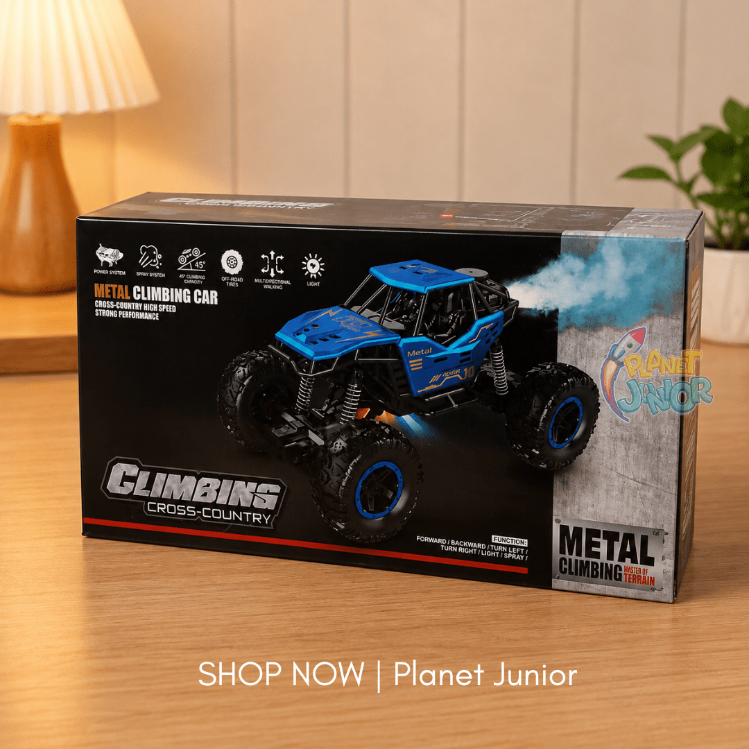 1:18 RC Metal Climbing Off-Road Rock Crawler with Light & Spray Function