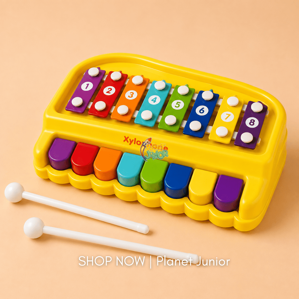 2-in-1 Piano & Xylophone Musical Toy for Kids