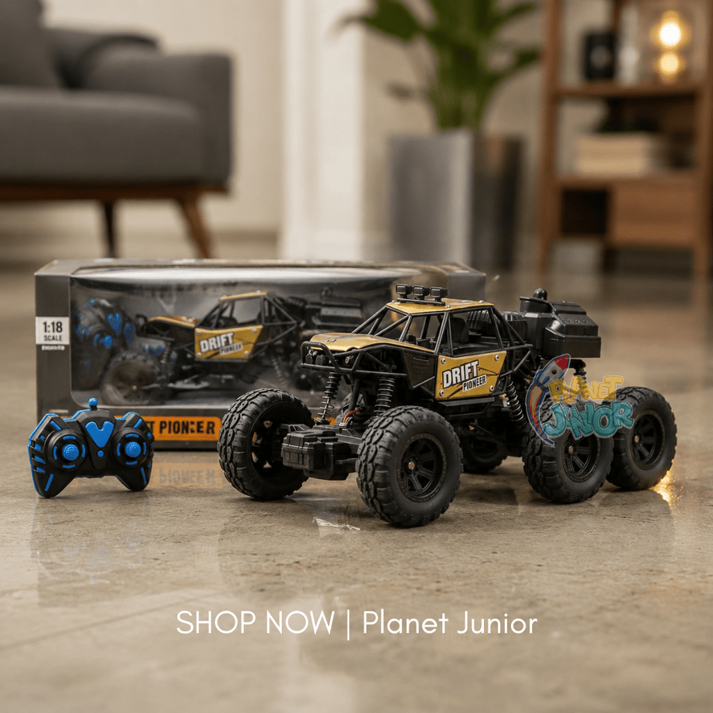 1:18 RC 6-Wheel Spray Rock Crawler with Lights
