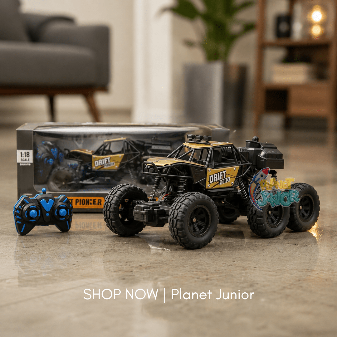 1:18 RC 6-Wheel Spray Rock Crawler with Lights