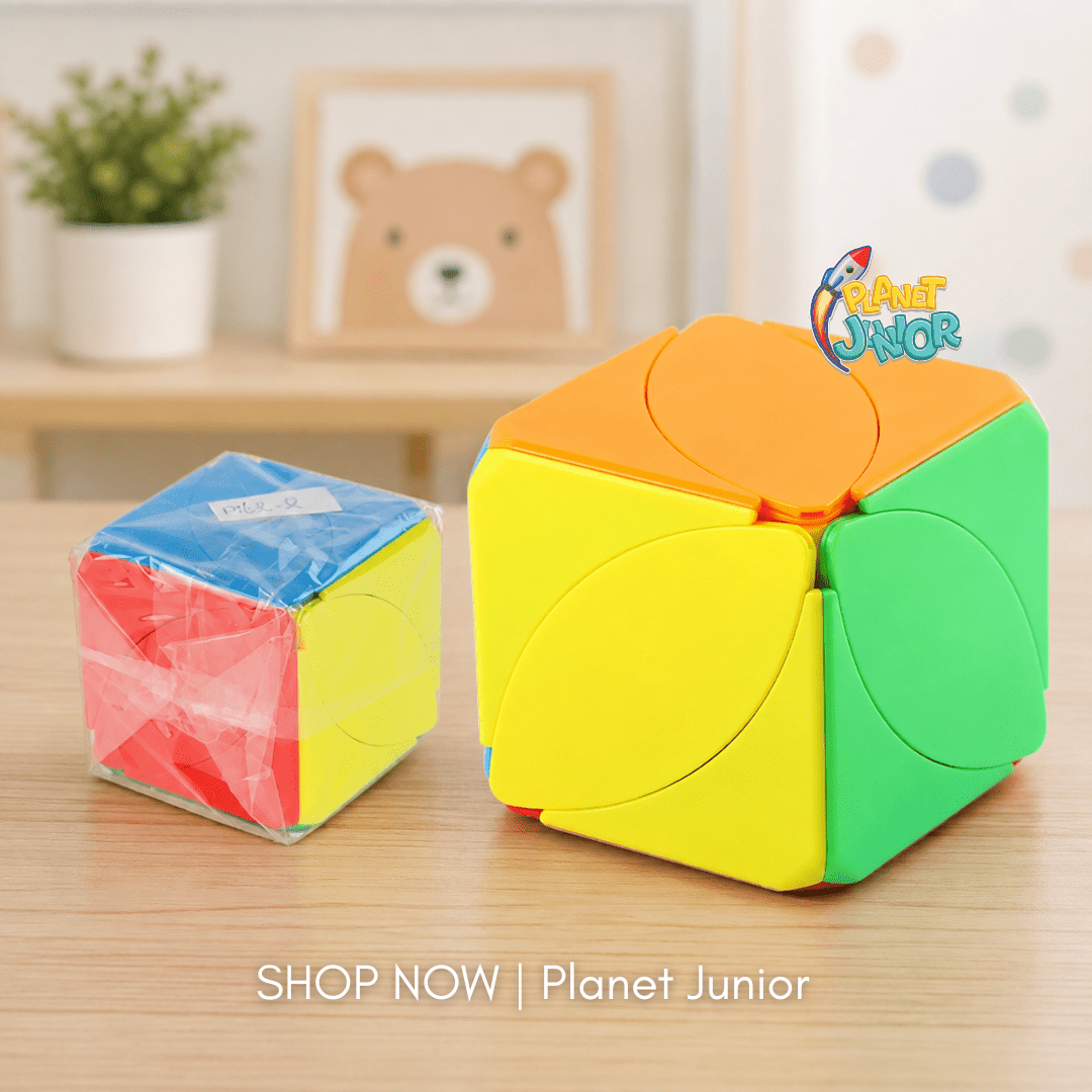 4-in-1 Magic Cube Brain Challenge Puzzle Set for Kids