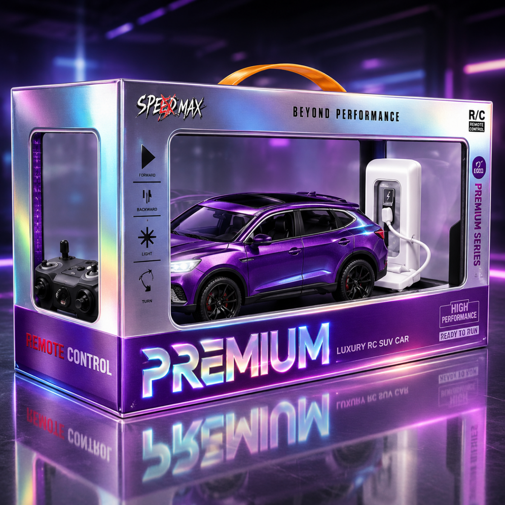 Premium RC SUV Car Spray, Opening Doors & LED Lights