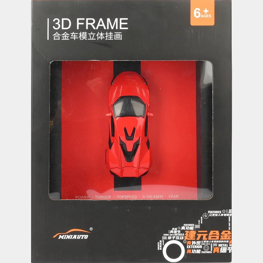 3D Display Frame 1:32 Lykan Diecast Model