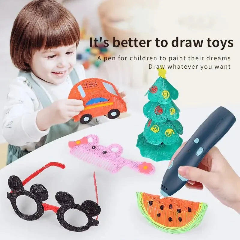 Rechargeable 3D Printing & Drawing Pen