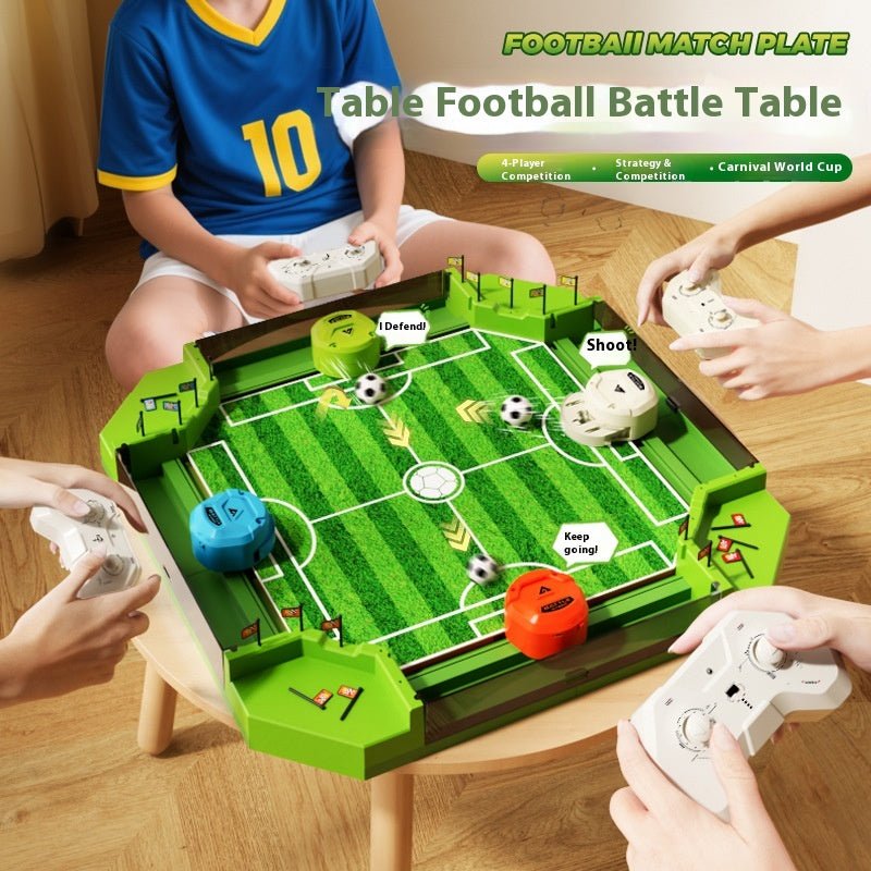 4-Player Tabletop Football Arena Set – Remote Enabled Battle Soccer Game