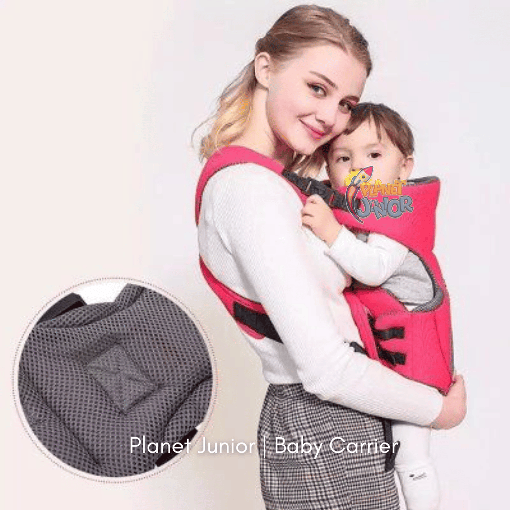Baby Carrier – 2-Position Ergonomic Baby Carrier, Breathable Fabric & Adjustable Straps