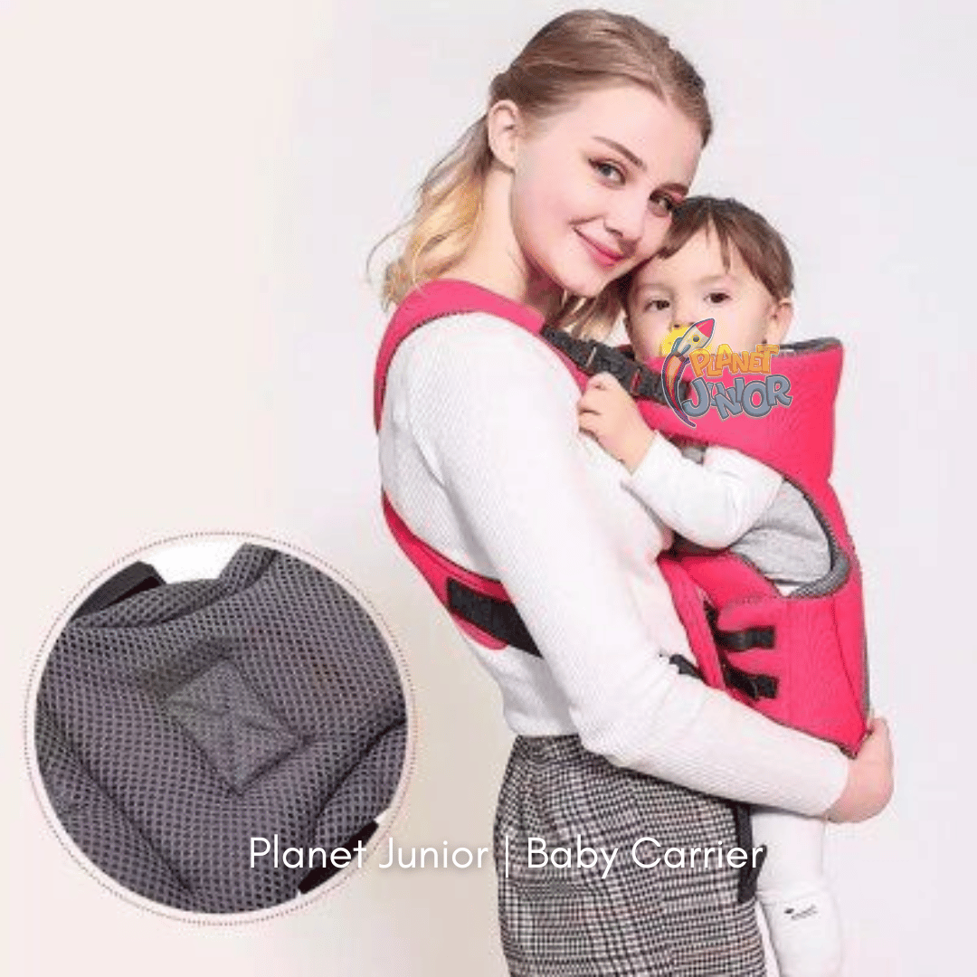 Baby Carrier – 2-Position Ergonomic Baby Carrier, Breathable Fabric & Adjustable Straps