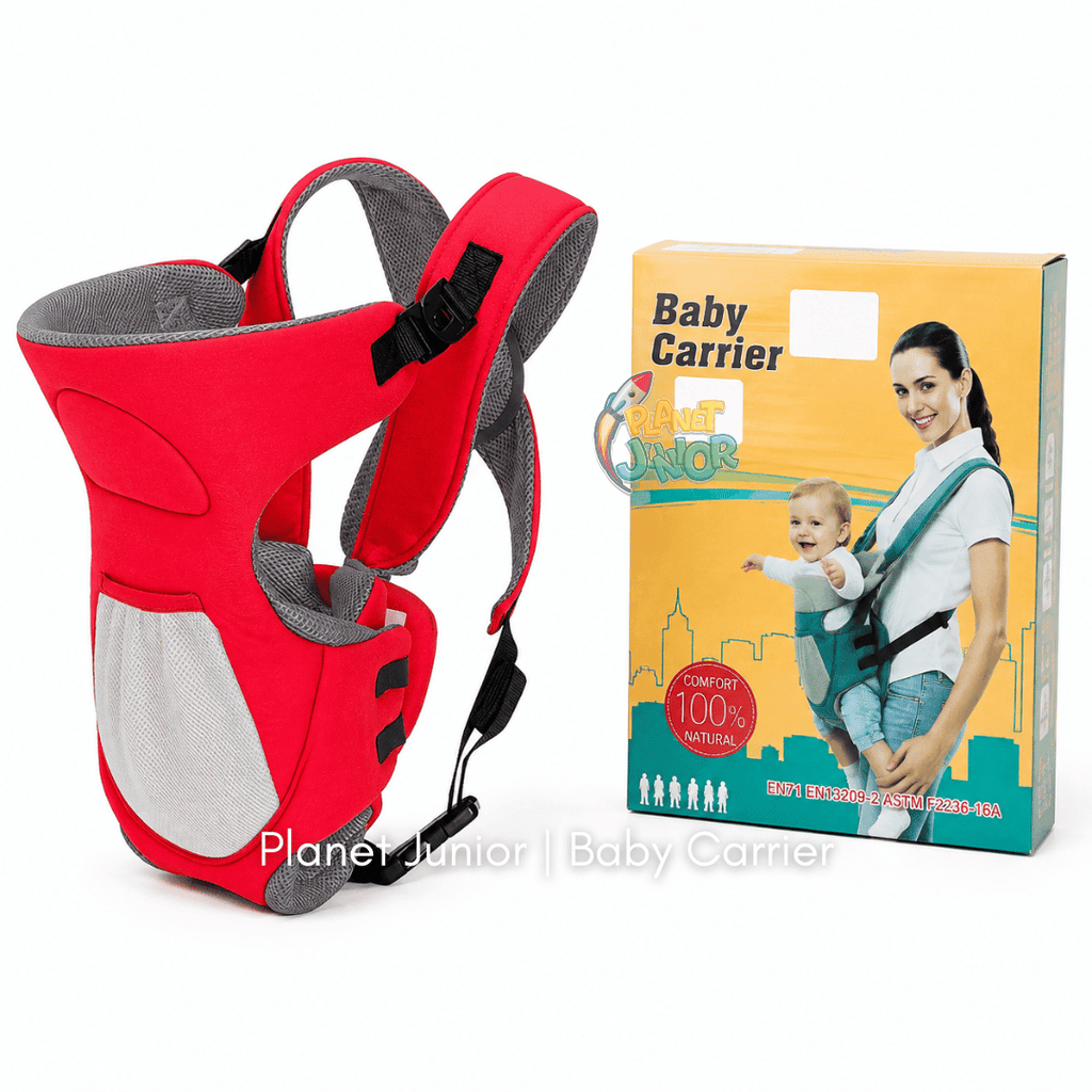 Baby Carrier – 2-Position Ergonomic Baby Carrier, Breathable Fabric & Adjustable Straps