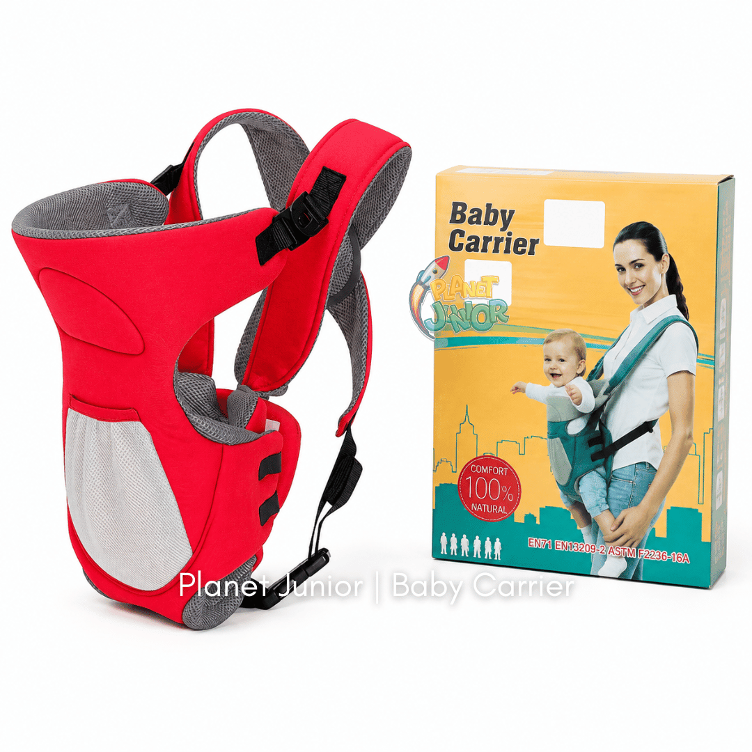 Baby Carrier – 2-Position Ergonomic Baby Carrier, Breathable Fabric & Adjustable Straps