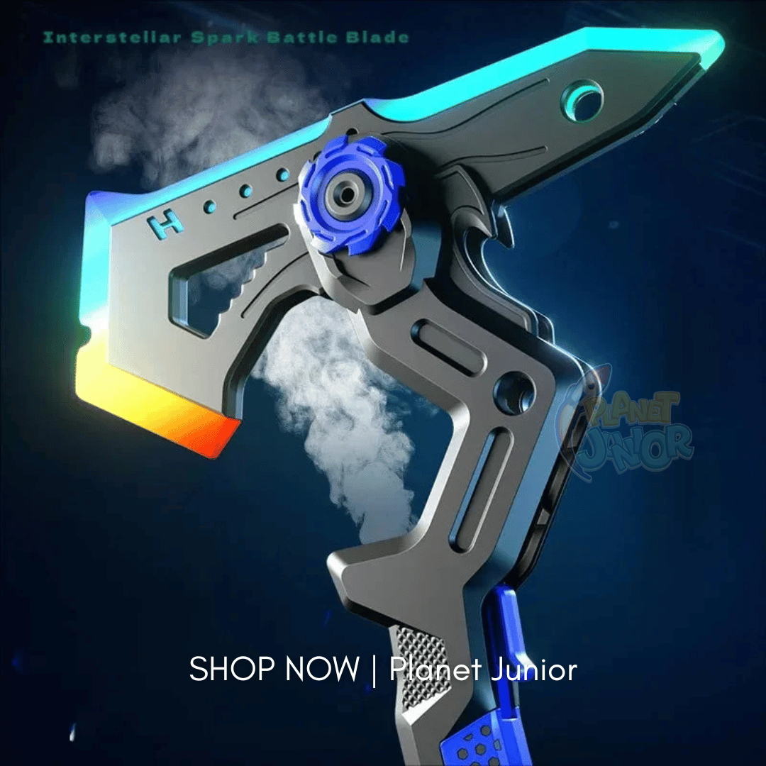 2 in 1 LED Transforming Sword Axe with Spray Mist & Sound