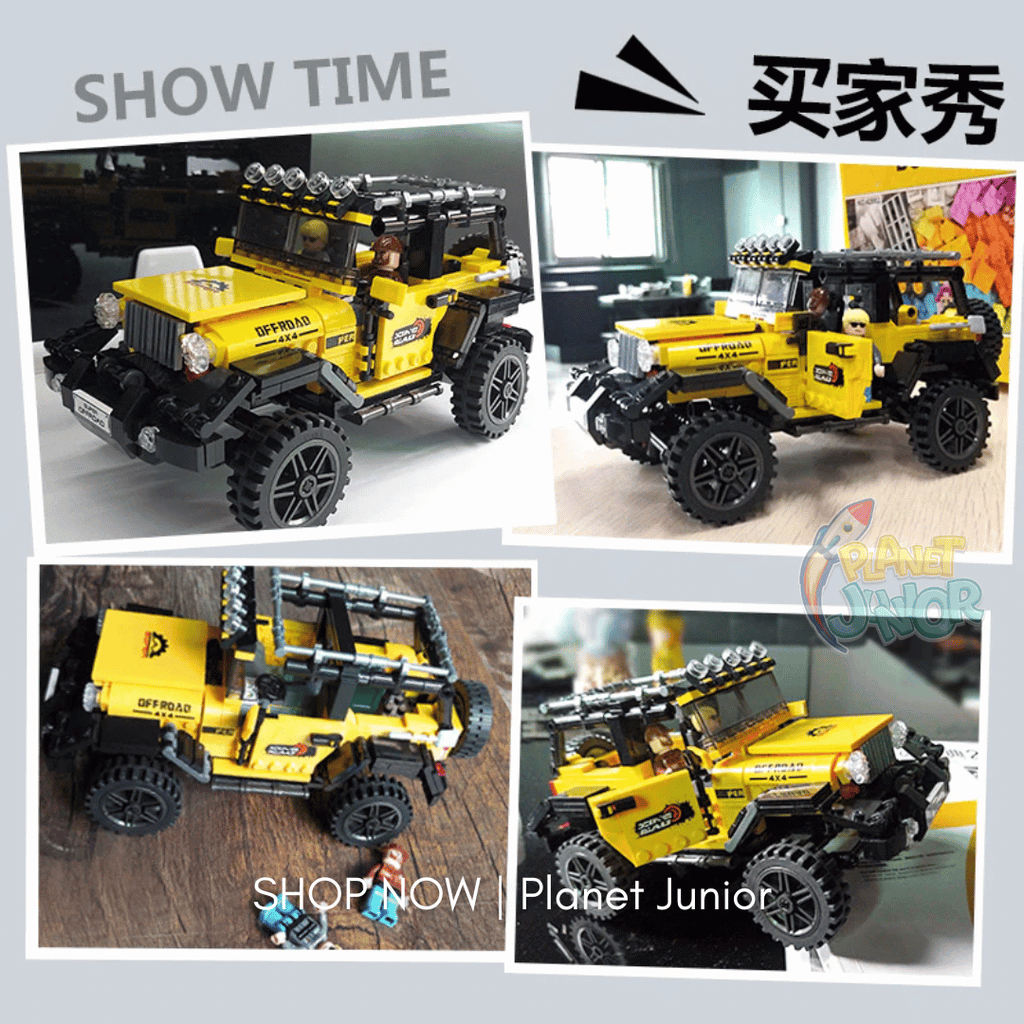 Off-Road Adventure 4×4 Building Blocks Set – 610 Pieces