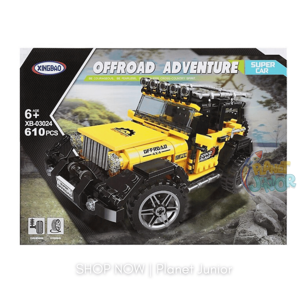 Off-Road Adventure 4×4 Building Blocks Set – 610 Pieces