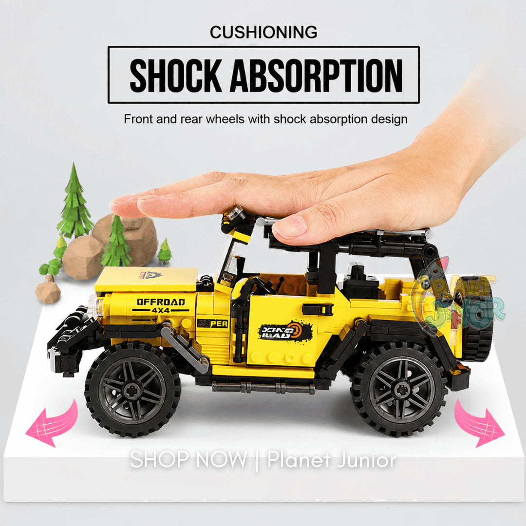 Off-Road Adventure 4×4 Building Blocks Set – 610 Pieces