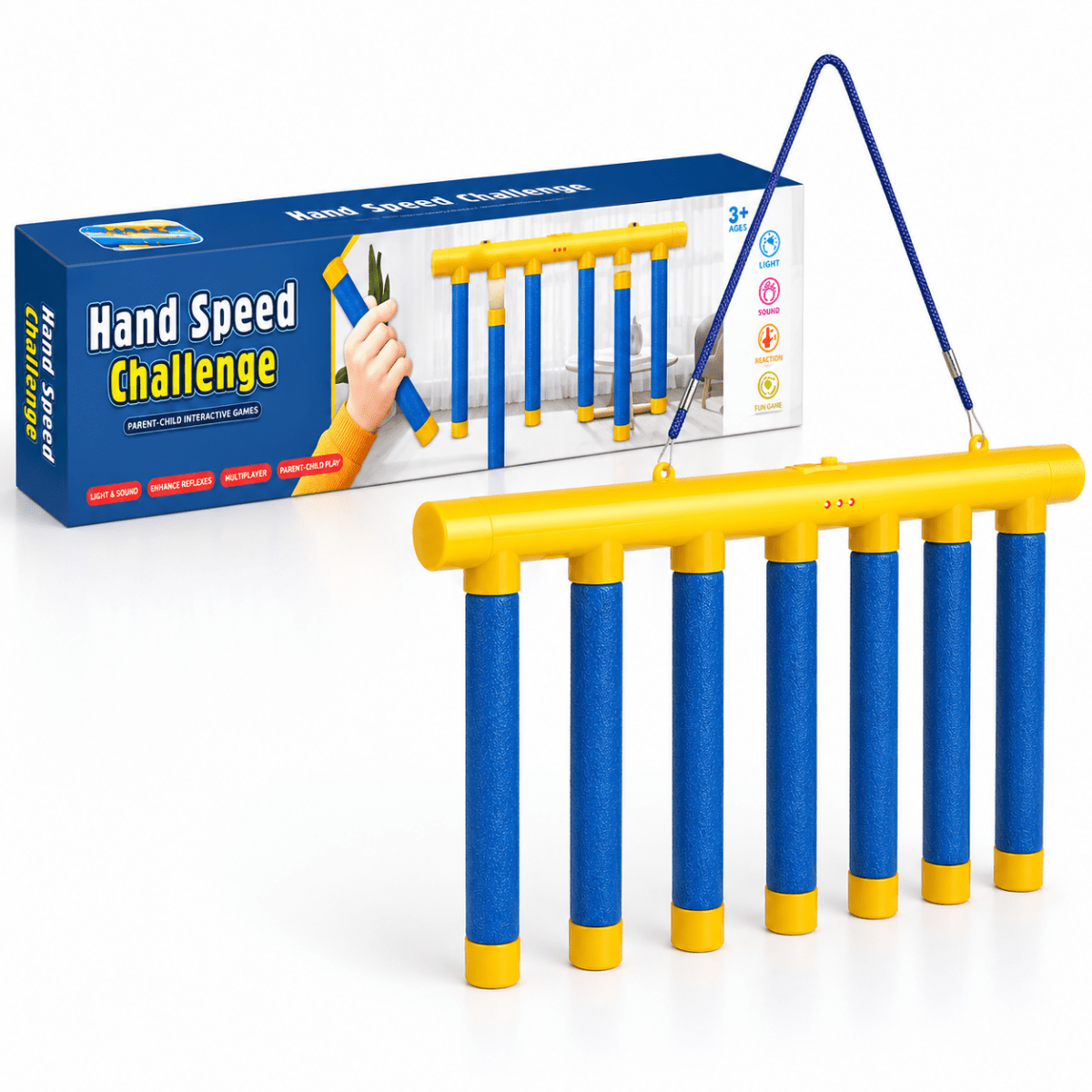 Fast Reflex Hand Speed Challenge Game – Drop Sticks Reaction Training Toy