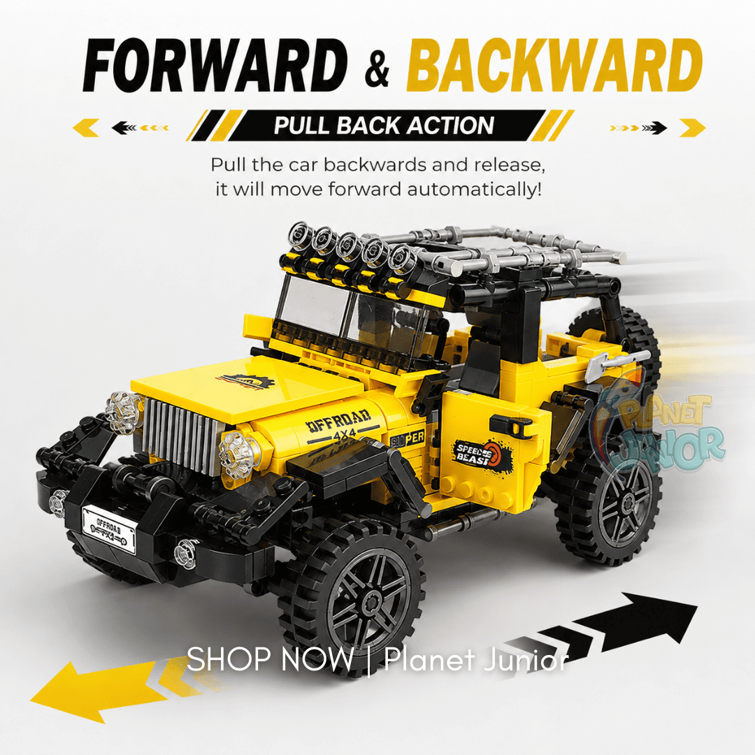 Off-Road Adventure 4×4 Building Blocks Set – 610 Pieces