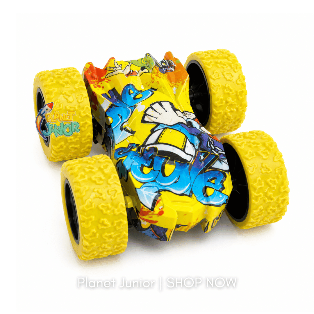 Mini Double-Sided Friction Stunt Car – 1 Pc