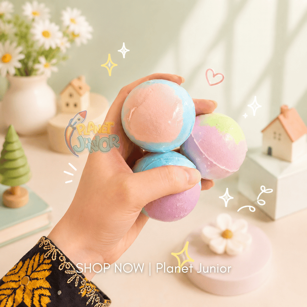Kids Surprise Bath Bomb – 1 Pc Colorful Fizzy Bath Bombs with Hidden Toy Inside