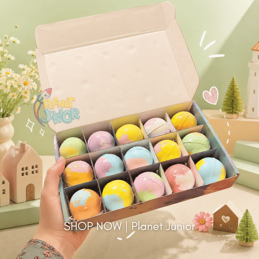 Kids Surprise Bath Bomb – 1 Pc Colorful Fizzy Bath Bombs with Hidden Toy Inside
