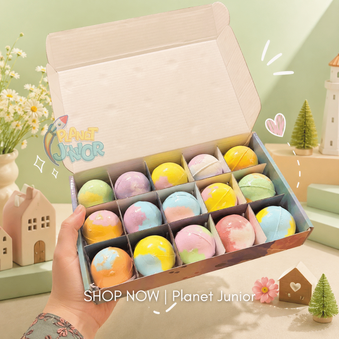 Kids Surprise Bath Bomb – 1 Pc Colorful Fizzy Bath Bombs with Hidden Toy Inside