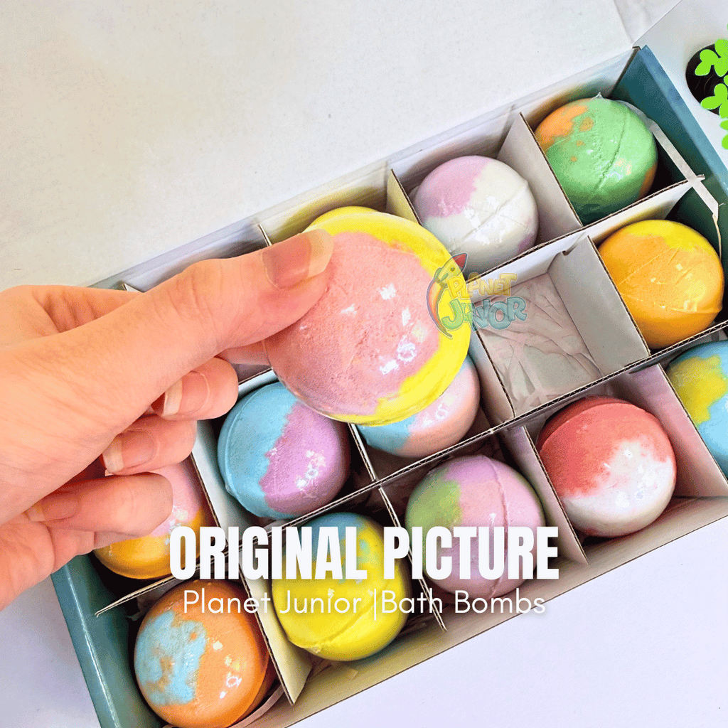 Kids Surprise Bath Bomb – 1 Pc Colorful Fizzy Bath Bombs with Hidden Toy Inside