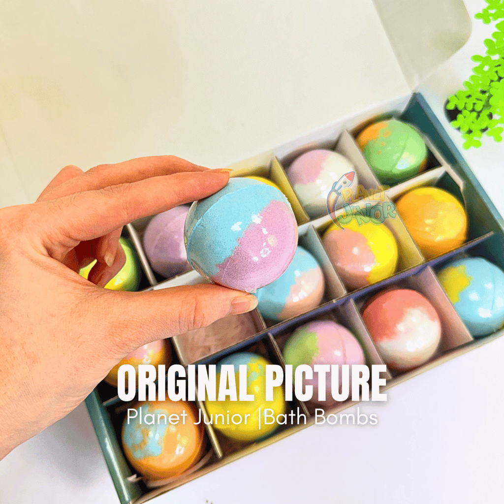 Kids Surprise Bath Bomb – 1 Pc Colorful Fizzy Bath Bombs with Hidden Toy Inside