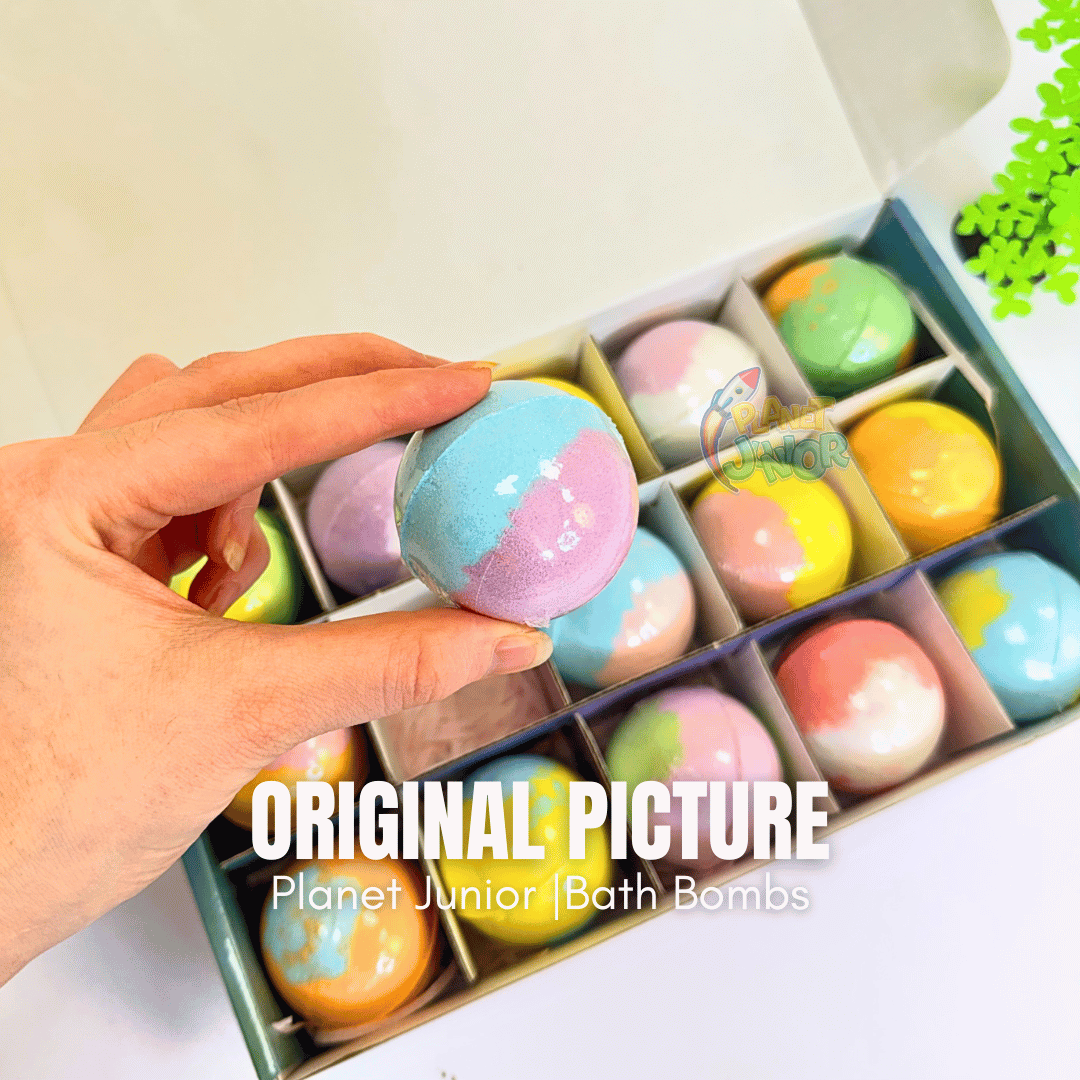 Kids Surprise Bath Bomb – 1 Pc Colorful Fizzy Bath Bombs with Hidden Toy Inside